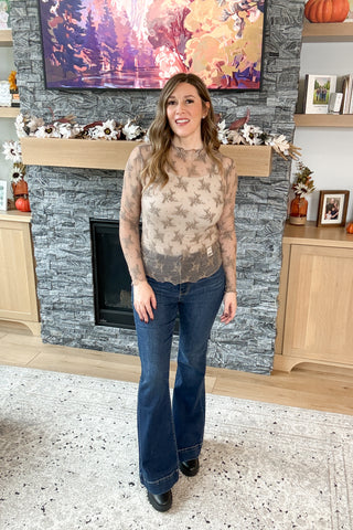 Nova Long Sleeve Lace Layering Top