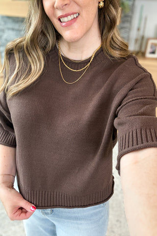 Haydn Exposed Seam Knit Top