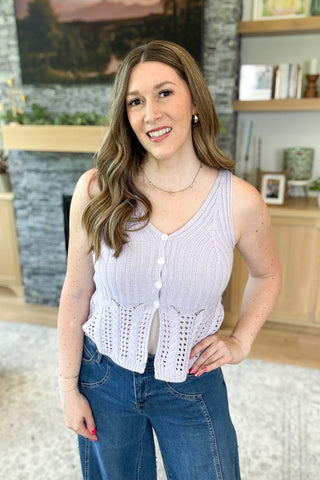 Palm Breeze Knit Tank Top