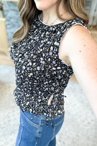 Coconut Coast Smocked Floral Tank Top