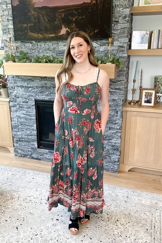 Free Spirit Spaghetti Strap Maxi Dress