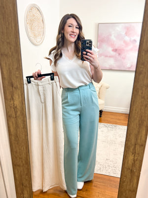 Pamela High-Waist Trousers