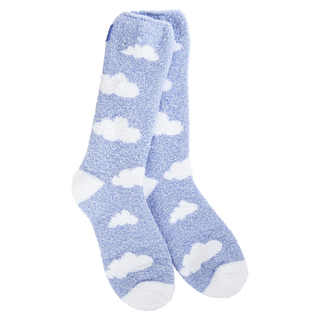 Cloud Periwinkle Cozy Crew Socks