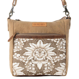 Crestbloom Vintage Crossbody Bag