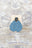 Blue Textured Teardrop