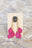 Fuchsia Gold Multi Dangle Drop